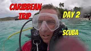 Caribbean Scuba and Sailing Trip Day2.  Start Scuba Course.