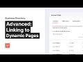 Business Directory Widget 3 of 3 Advanced Linking to Dynamic Pages