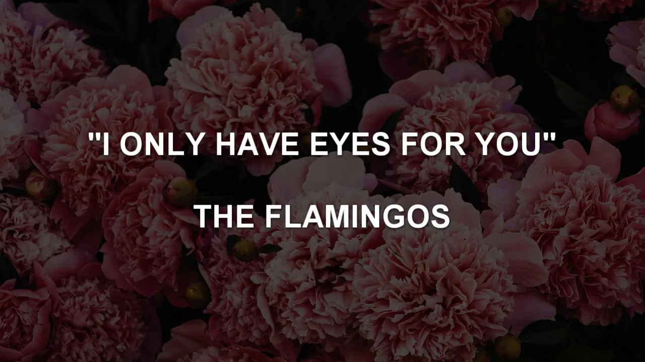 I ONLY HAVE EYES FOR YOU - The Flamingos | Lyrics I ONLY HAVE EYES FOR YOU - The Flamingos | Lyrics