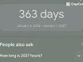How many days until 2027