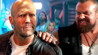 jason statham destroys angry bikers expend4bles legendary fight scene