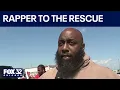 Houston rapper Trae tha Truth brings food supplies and hope to storm-hit Indiana