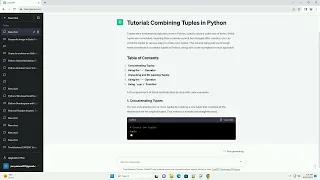 Python combine tuples together