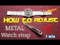 Lagu How To Adjust Metal Watch Straps in Home..! Easy Method 💯 Working | Tamil