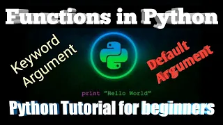 Functions in Python Python Tutorial for Beginners part-4 Bangla Tutorial