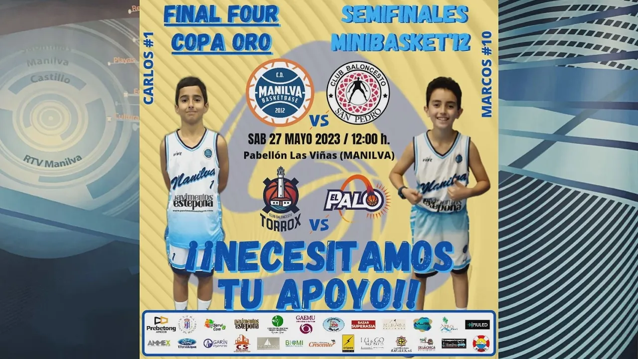 Manilva acoge la Final Four de la Fase Oro Minibasket