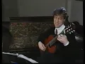"Estudio sin Luz" played by Eliot Fisk