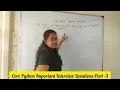 Core Python Important Questions Important Questions Full stack Python magneqsoftware6896