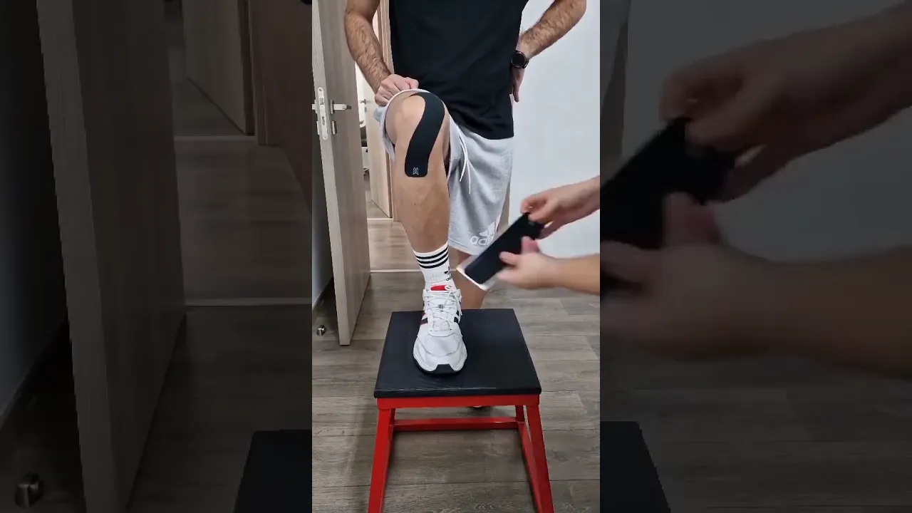 Taping The Knee.