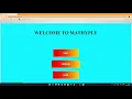 Mathlyply A simple math game HTML CSS and JavaScript