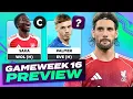 Lagu SAKA 🆚 HAALAND (C) 🔥 FPL GAMEWEEK 16 PREVIEW 💪| Fantasy Premier League Tips 2025/26