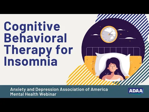 Download MP3 Cognitive Behavioral Therapy for Insomnia (CBT-I) | Mental Health Webinar