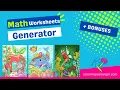 Math Worksheet Generator Bonuses