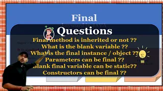 Final keyword in Java Final Variable in Java Final Method in Java Coding Wallah