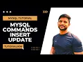 SQL Commands Insert Command Update Command In Hindi