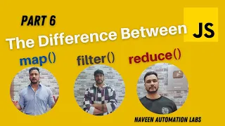 - Difference between map filter and reduce in Javascript