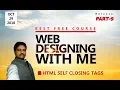 HTML Self Closing Tags Day 9 Free Web Development Course in Hindi Tech Guru Manjit