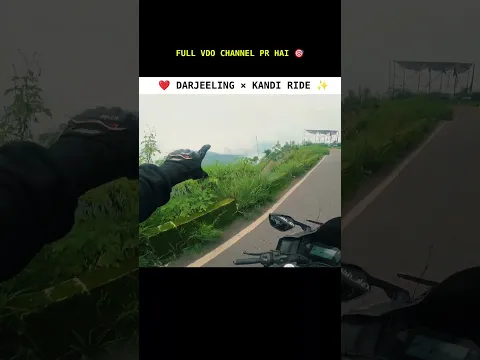🎯 KANDI × DARJEELING RIDE ✨#darjeeling #bikeride #kandi #r15v4 #westbengal