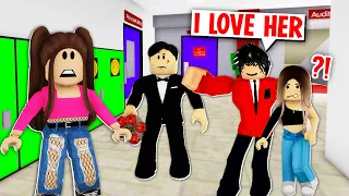 Download My SCHOOL'S BILLIONAIRE FELL IN LOVE With Me in ROBLOX BROOKHAVEN RP! MP3