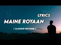 Download Lagu Maine Royaan | Tanveer Evan (Slowed x Reverb) lyrics song