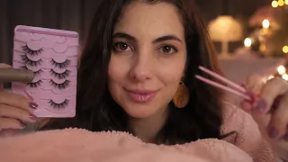 ASMR EXTENSÃO DE CÍLIOS PARA DORMIR