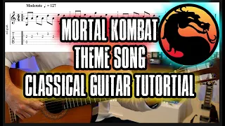 Download Mortal Kombat Theme Song  Guitar Tutorial Classical MP3