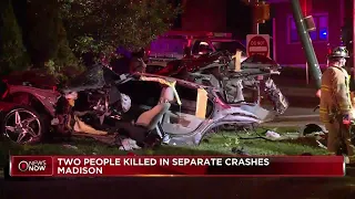 1 dead in crash Wednesday night crash on downtown Madison street