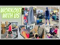 WORKOUT WITH US FEATURING TESALATE WORKOUT TOWELS | FILIPINO AMERICAN FAMILY | DONNA FILIPINA MOM