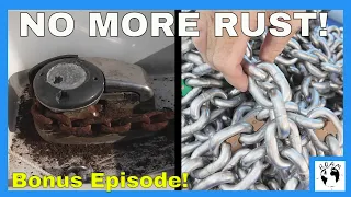 We Replaced Our Rusty Anchor Chain With Stainless Steel—Here’s Why Ep. 78 #Cromox