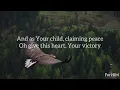 I Stand Here - Lyric video / Hannah Kerr / For HIM