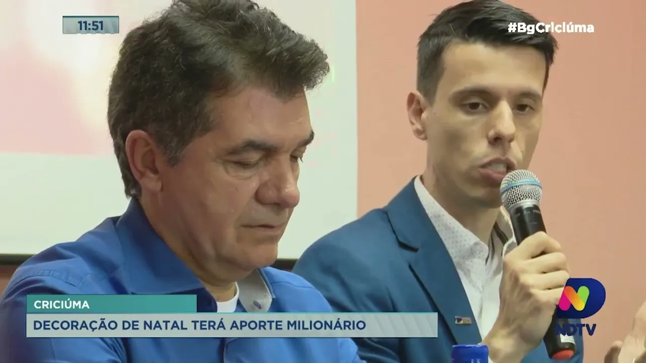 Decoração de Natal de Criciúma terá aporte milionário