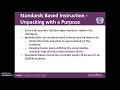 Standards Based Instruction