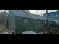 Canadian Military TEMS tentage Mt top installation 48 long