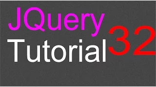jQuery Tutorial for Beginners - 32