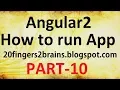 Angular 2 - How to run application using NPM
