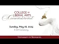 Spring 2025 - UMNCLA Commencement 11am Ceremony