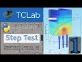 TCLab Simulate ODE Step Test