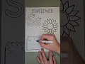 The letter S is for Sunflower worksheet Access all my worksheets at formomswithminis com
