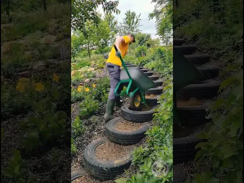 😱 وداعًا للطين! حل عبقري لممر منزلي! 🌧️🚶‍♂️