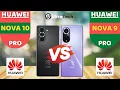 Huawei Nova 10 Pro vs Huawei Nova 9 Pro