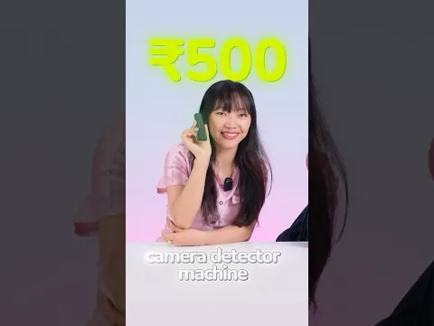 ₹5000 mini camera vs ₹500 camera detector #tech