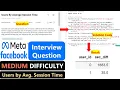 Facebook Data Interview Question SOLVED with Python Pandas Medium Difficulty