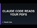 Can Claude Code Actually Read PDFs Yes Here s How