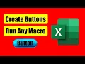 How To Create a Button to Run VBA Code