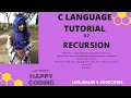 Recursion bangla tutorial in c