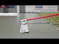 HOW TO FINISH CONCRETE BULL FLOAT DIY