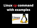 6 Linux Tutorials Linux cp command with examples