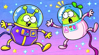 Aliens Among the Avocados! 👽🥑 Funny Animations by Avocado Couple