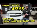 12 Things That WILL Break on your 2014-2019 GM Truck Part 1 Silverado Sierra Tahoe Suburban Yukon