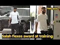 Download Lagu Mo Salah toont vandaag zijn PFA-award op het trainingsveld, kijk naar zijn reactie... | Liverpool...